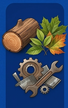 Bois, Feuilles & Métaux