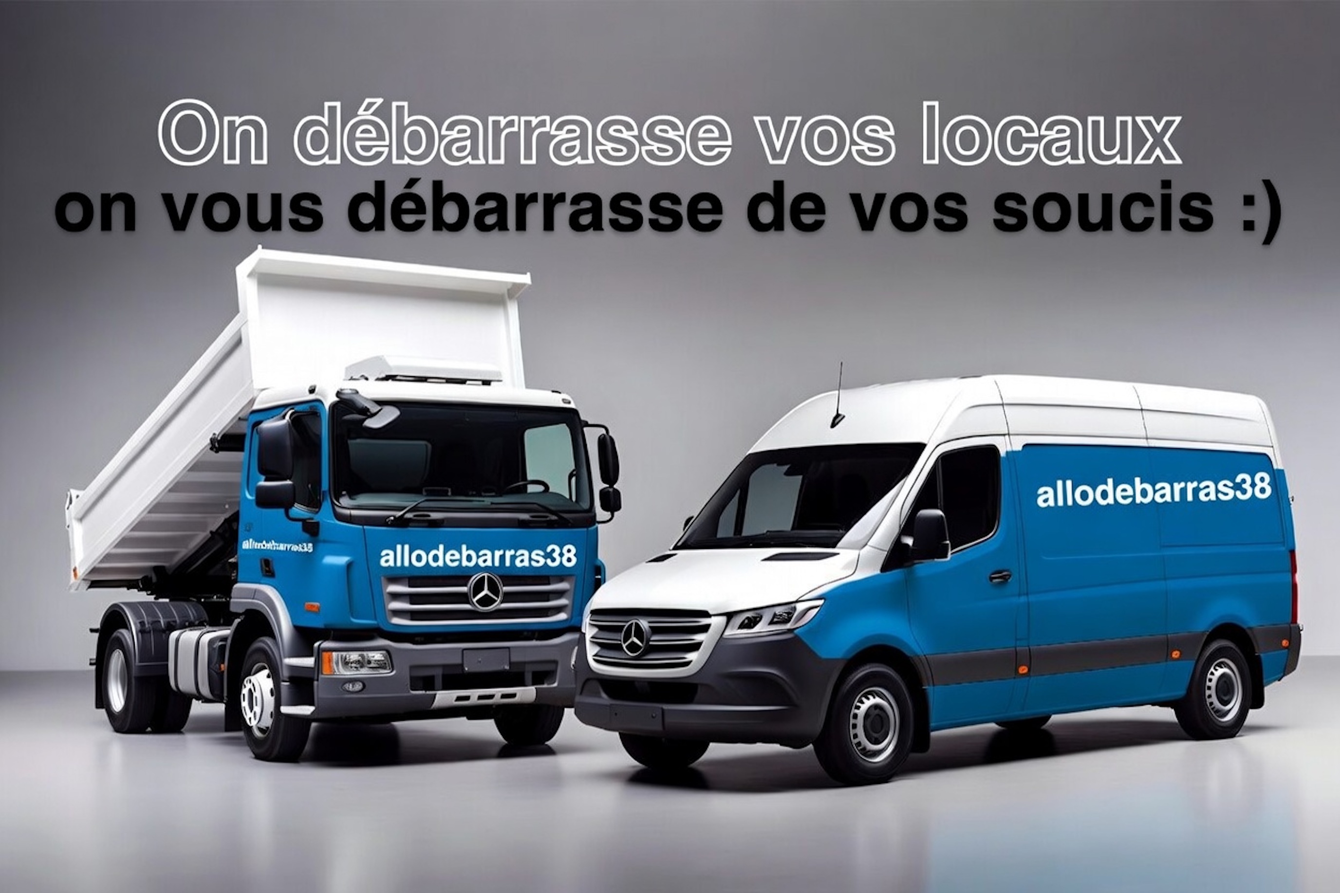 Camion et fourgon Débarras 38